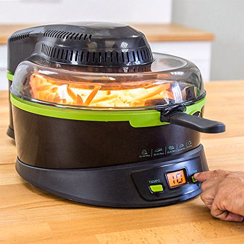 Friteuse diététique multifonctions Cecofry, 1200 W, 3 litres, Céramique, Noir