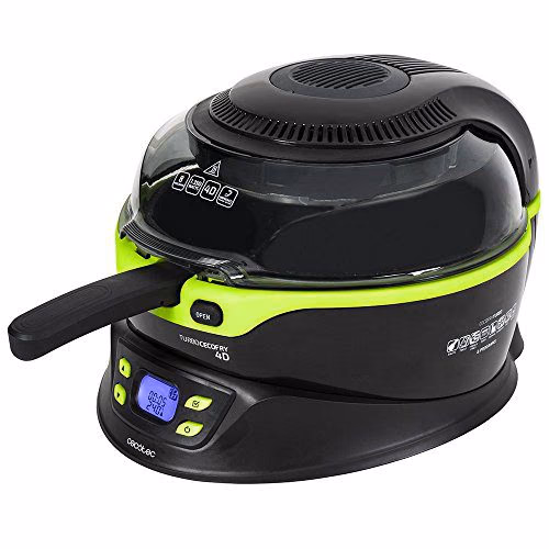 Friteuse multifonction sans huile Cecotec TurboCecofry 4D. Système 4D, pelle automatique, revêtement en pierre. 8 programmes préconfigurés, température de 100.....